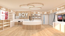 ออกแบบ ผลิต และติดตั้งร้าน : ร้าน Boy Electronic จ.ตราด